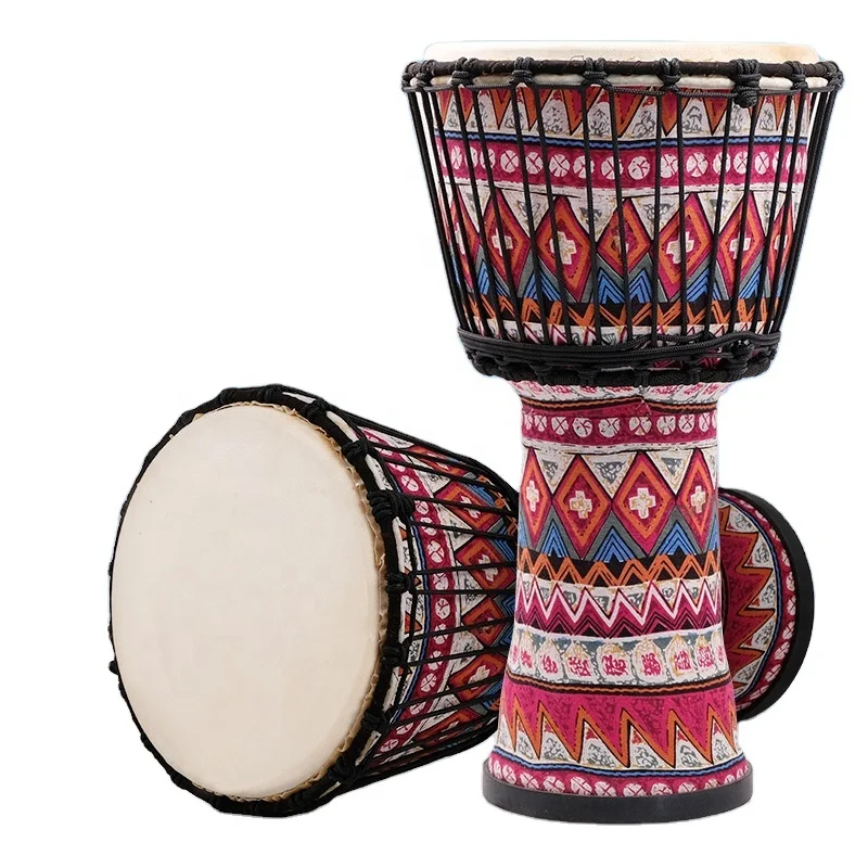 Cheap percussion musical instrument colorful drum baby music toys modern design kid plywood African drums