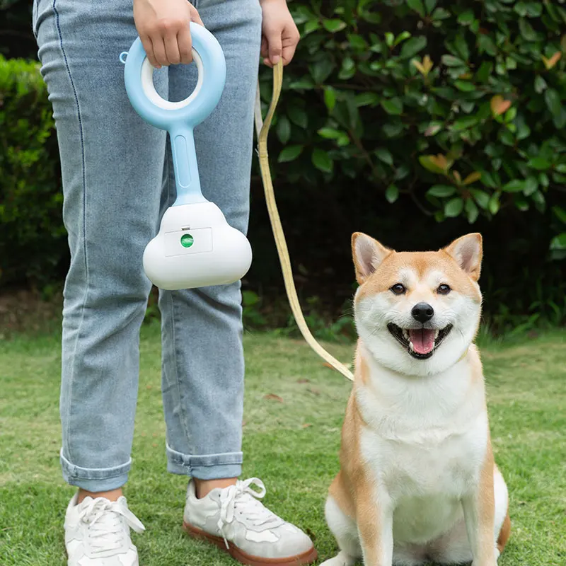 Factory Handle Portable Poop Scooper Dispenser Attached Dogs Pet Cleaning Tool Dog Scoop Poop With Bag For Outdoor