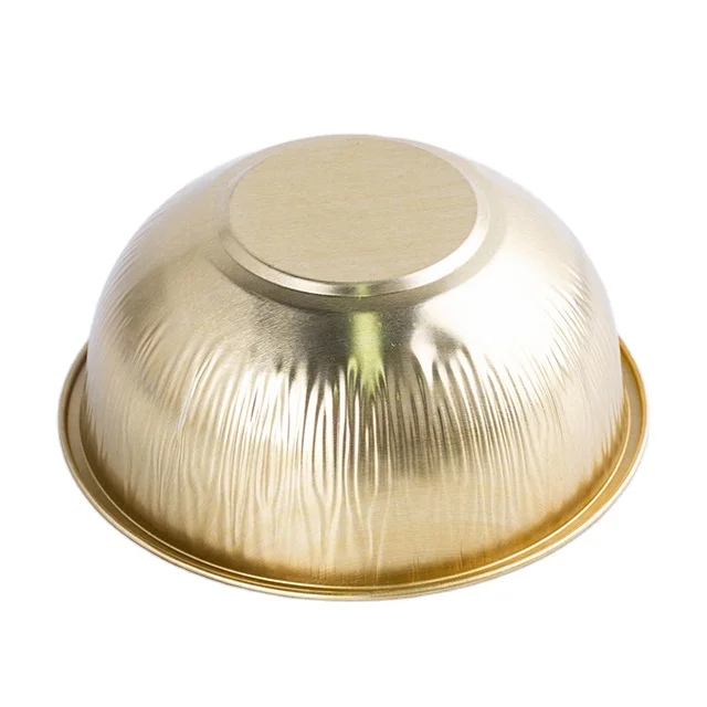 ALLWIN-RC115 disposable aluminum pudding cup colorful tin foil cake cup aluminum foil baking cup/bowl with lid