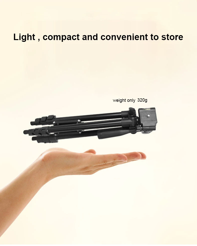 
LW3120 mobile phone cell phone tripod 3110 Desktop Table Lightweight selfie and live telecast 3110 Tripod 