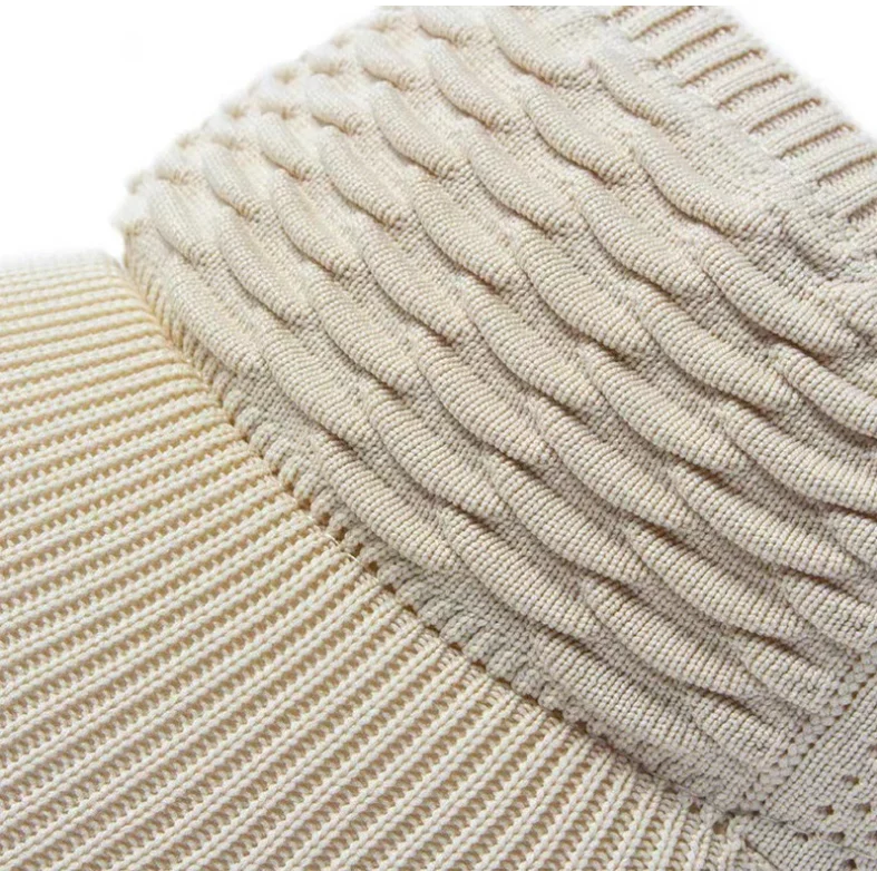 Korean version big brim Fashion knitting Golf Visor Outdoor sunshade Knitted Hollow baseball empty Top Sun Hat
