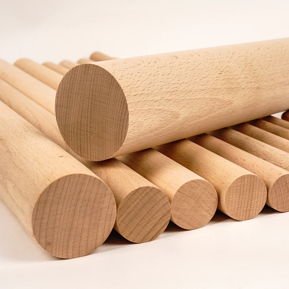 wooden dowel rods unfinished hardwood sticks birch wood dowel rods for diy crafts and school project