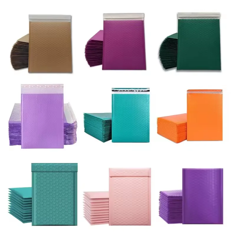 Customized Packing Printed Logo Shipping Mailer Mailing Bags Compostable Bubble Envelope Shipping Envelope Bag With Bubble Wrap