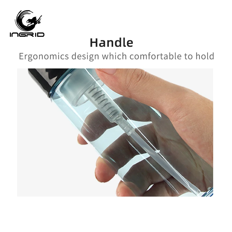 custom logo plastic empty coloring dyeing bottle with comb hair shampoo bottle applicator