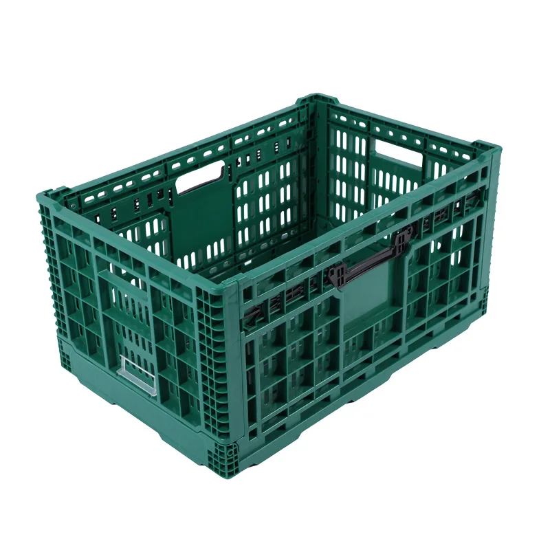 High Quality Stackable fruit PP Crate  Warehouse mesh Collapsible plastic Crate for storage