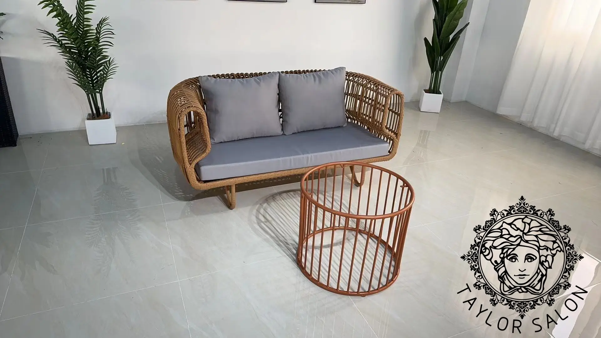 Factory hot selling outdoor terrace hotel garden villa courtyard leisure outdoor furniture