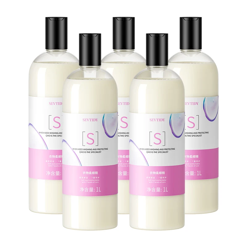 Hot Selling Shape And Color Protection 1l Laundry Detergent Softener Anti-Static Clothing Softener