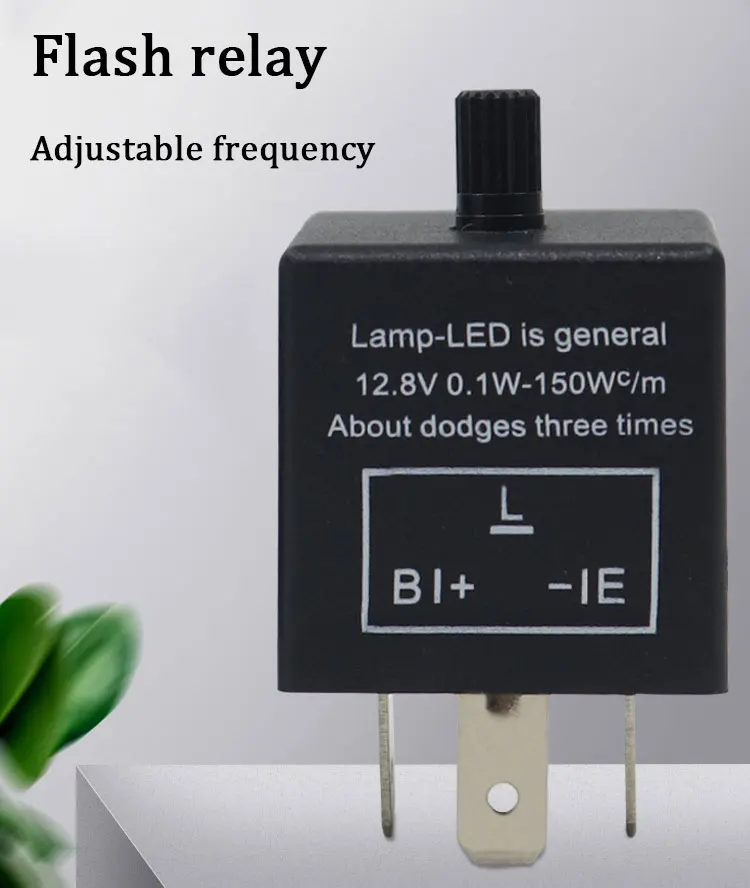  3 контакта мотоцикл электронный Регулируемый LED Flasher реле для сигнала поворота мигалка CF13JL-02 CF13KT