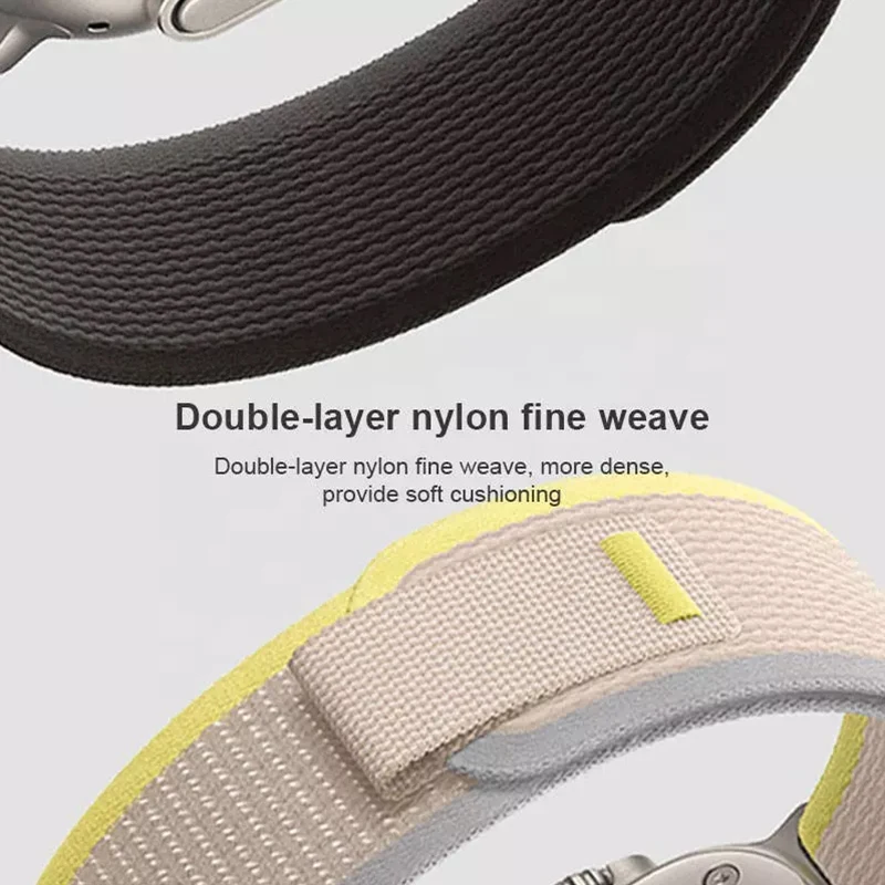 Оригинальный Мягкий Нейлоновый Плетеный ремешок Coolyep 1:1 для Apple Watch Band Ultra 8 49 мм 41 45 44 42