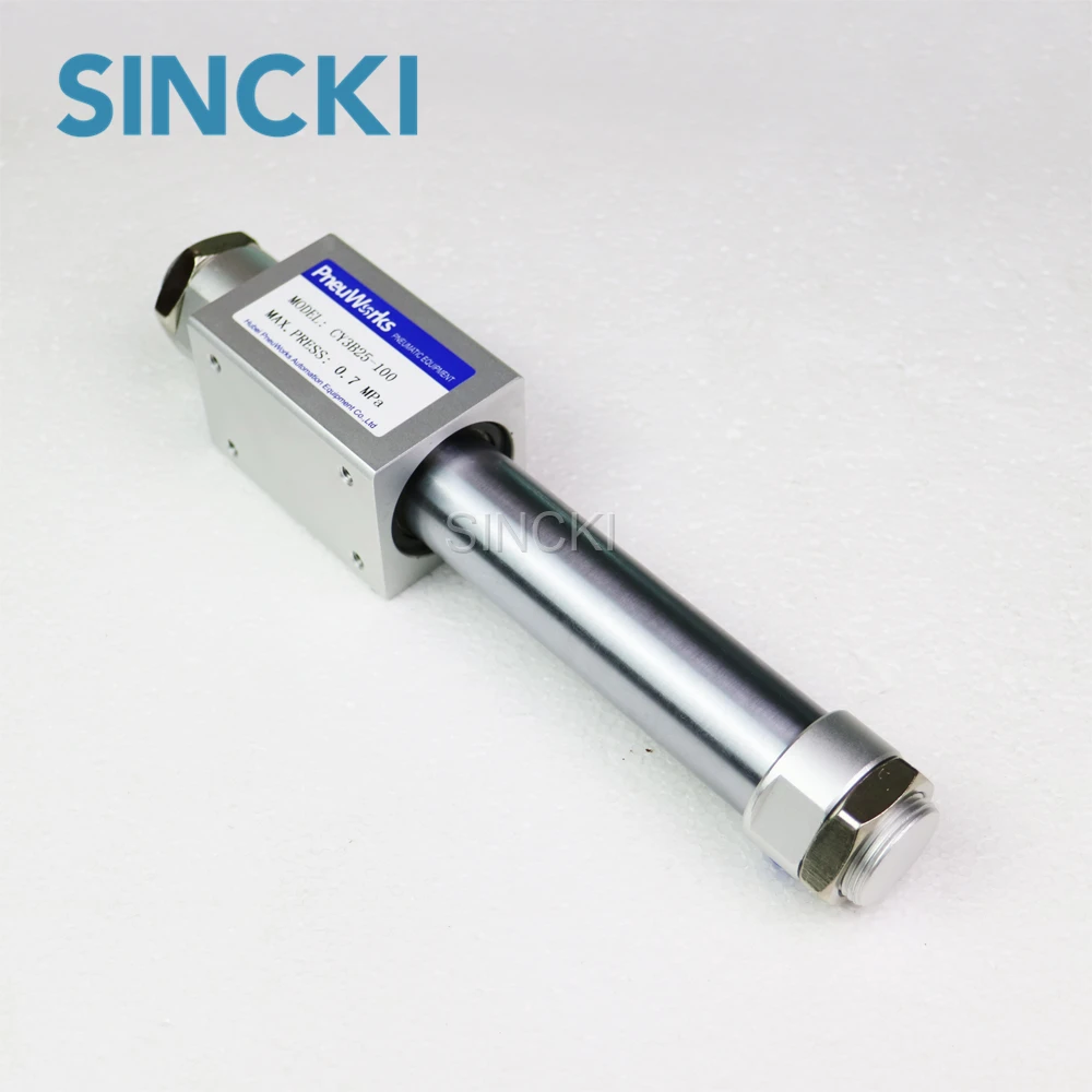 SMC Type CY3B 6 mm Bore Size Pneumatic Double Acting Rodless Cylinder