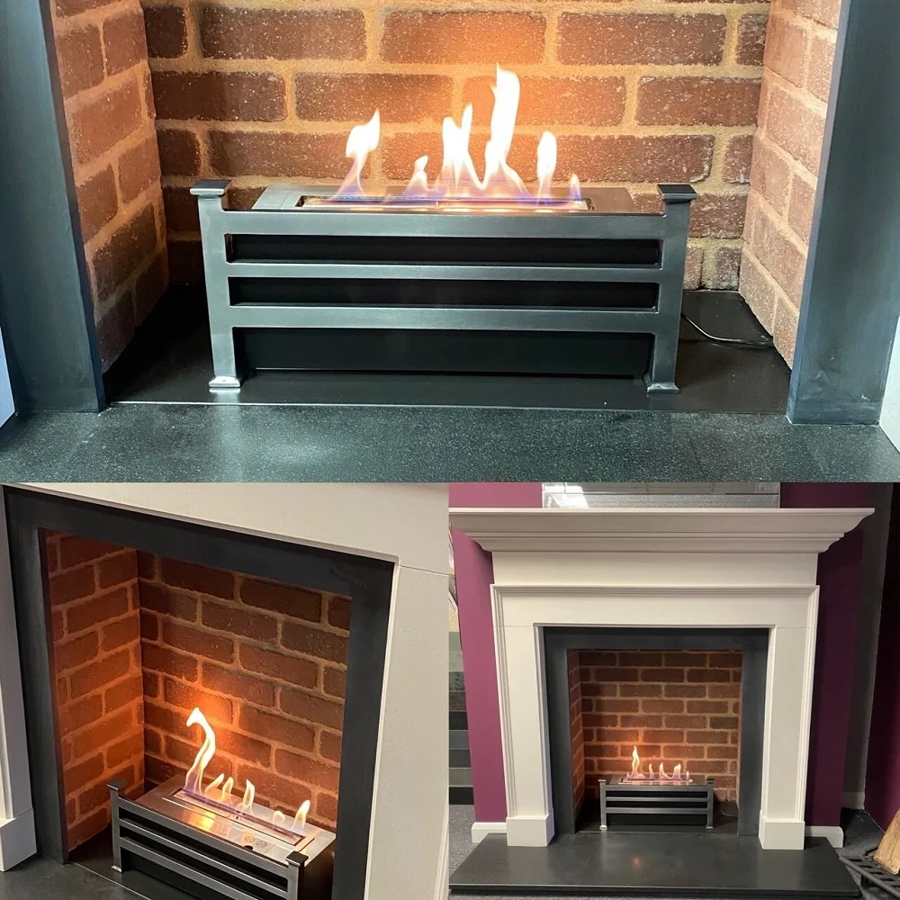 Hot sale 36 inches insert fireplace Prime Fire ETHANOL KAMIN EINBAUKASSETTE