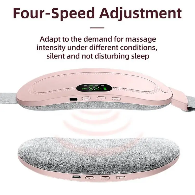 Trend 2023 Electric Period Cramp Massager Menstrual Pain Relief Cramps Warm Palace Belt Menstrual Heating Pad