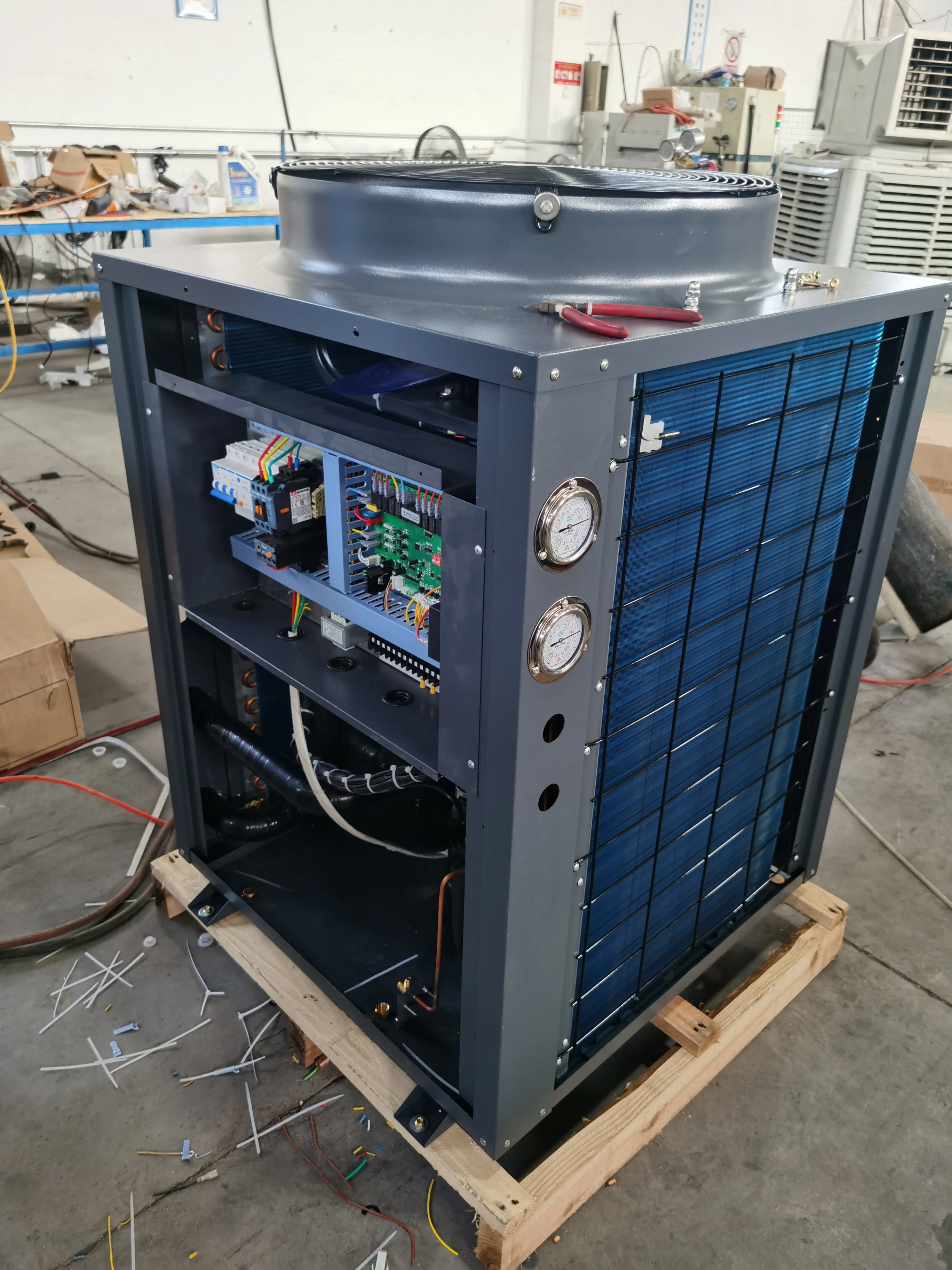 Air to water how it works low temperature heat pump installation cost rated input current 48.38A