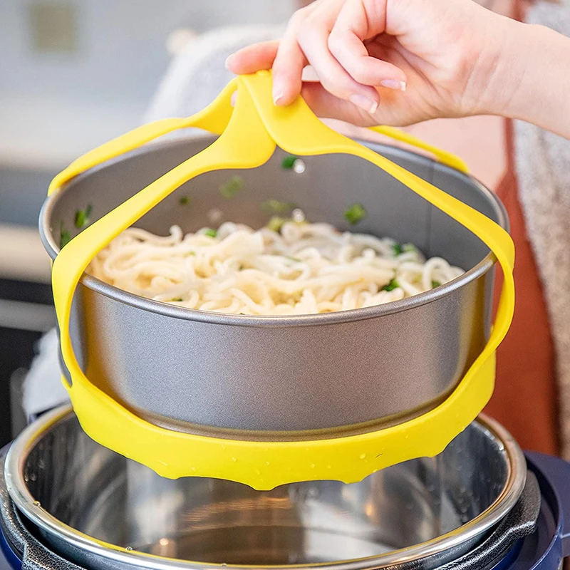 Non Toxic Silicone Pressure Cooker Cooking Pot Sling Egg Pad Steaming Pad