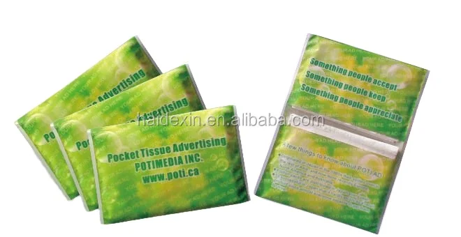
Handkerchief Mini Pack Pocket Tissue Paper Soft pack OEM logo private label tissue paper and facial tissue for household 