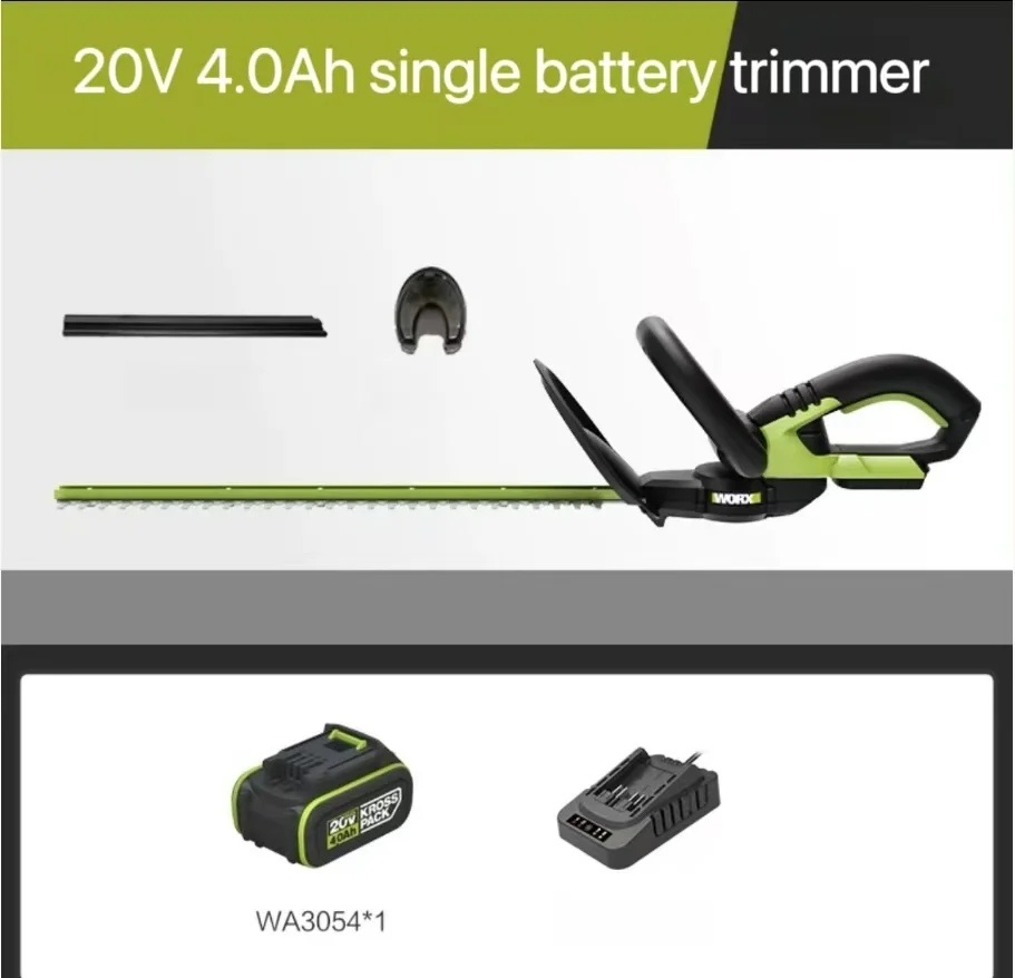 Worx  Cordless Electric Lawn Mower Lithium-ion Battery Brushless 40V Grass Trimmer Hedge Trimmer and Chainsaw for Small Home Use