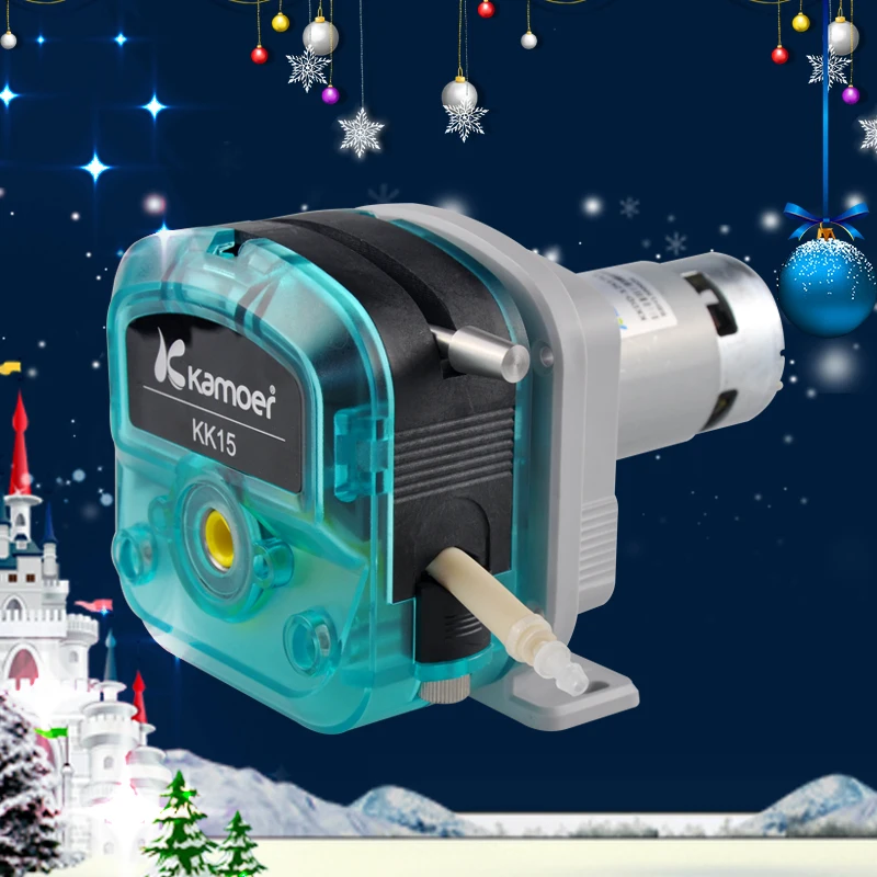 Kamoer KKDD Large Flow Rate 1000ml DC Brush Motor high viscosity Peristaltic Water Wine Pump chlorine dosing pump