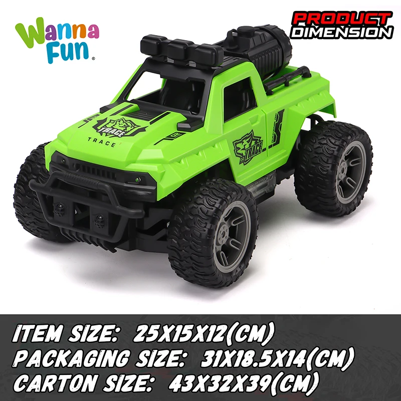 1:16 New Arrival Climbing Off-Road RC Truck Alloy Remote Control Car Toy 4x4 Crawler Racing Features Radio Control Auto sprayer