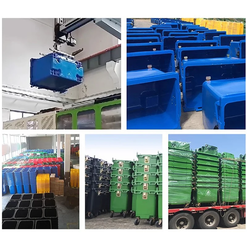 1100 liter 660 360 240 120 100l hdpe plastic trash can  outdoor large garbage bins  recycle dustbin mobile wheelie waste bins