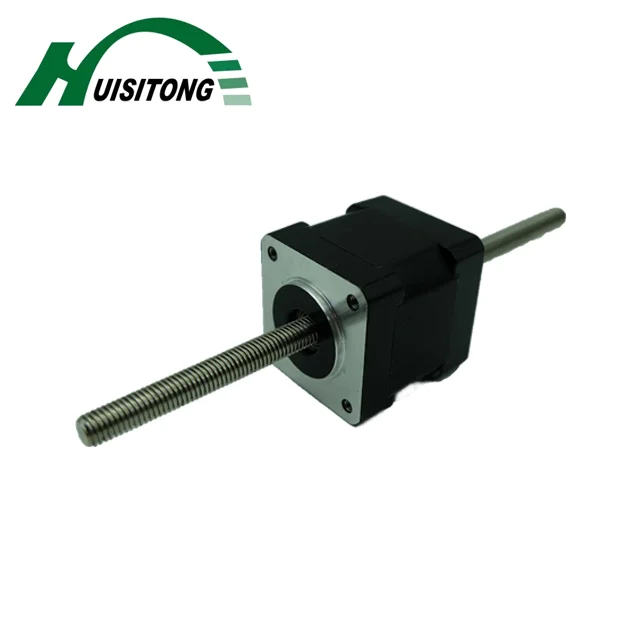 Nema 14 1.8 degree linear stepper motor with non captive shaft stepper motor linear actuator