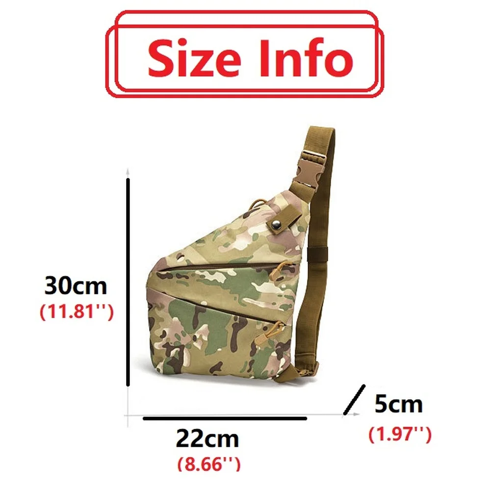 Chest Bags Camouflage Tactical Bag  for Men Waterproof Nylon Bags