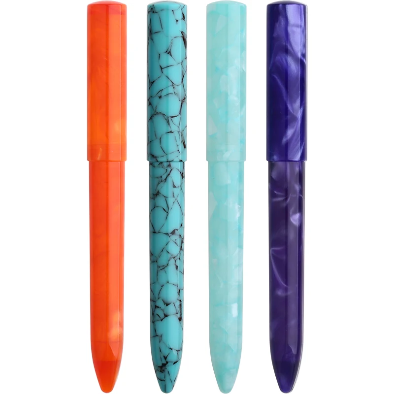 DELIKE- resin  fashion design fountain pen  color  adult student business writing practice gift pen made in China