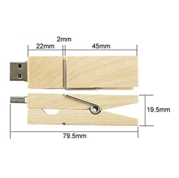 Promotional Gift Creative Wooden 2.0 3.0 Test Before Assembly USB Logo Flash Memory Gadgets Electronic