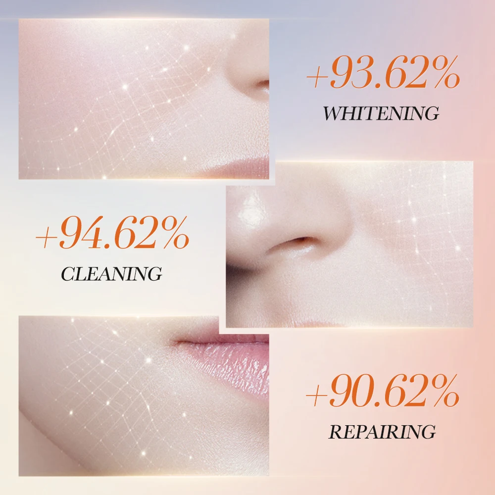 Wholesale Five Pieces Vitamin C Niacinamide Whitening Brightening Skin Gift Box Nourishing Moisturizing Skin Care Set