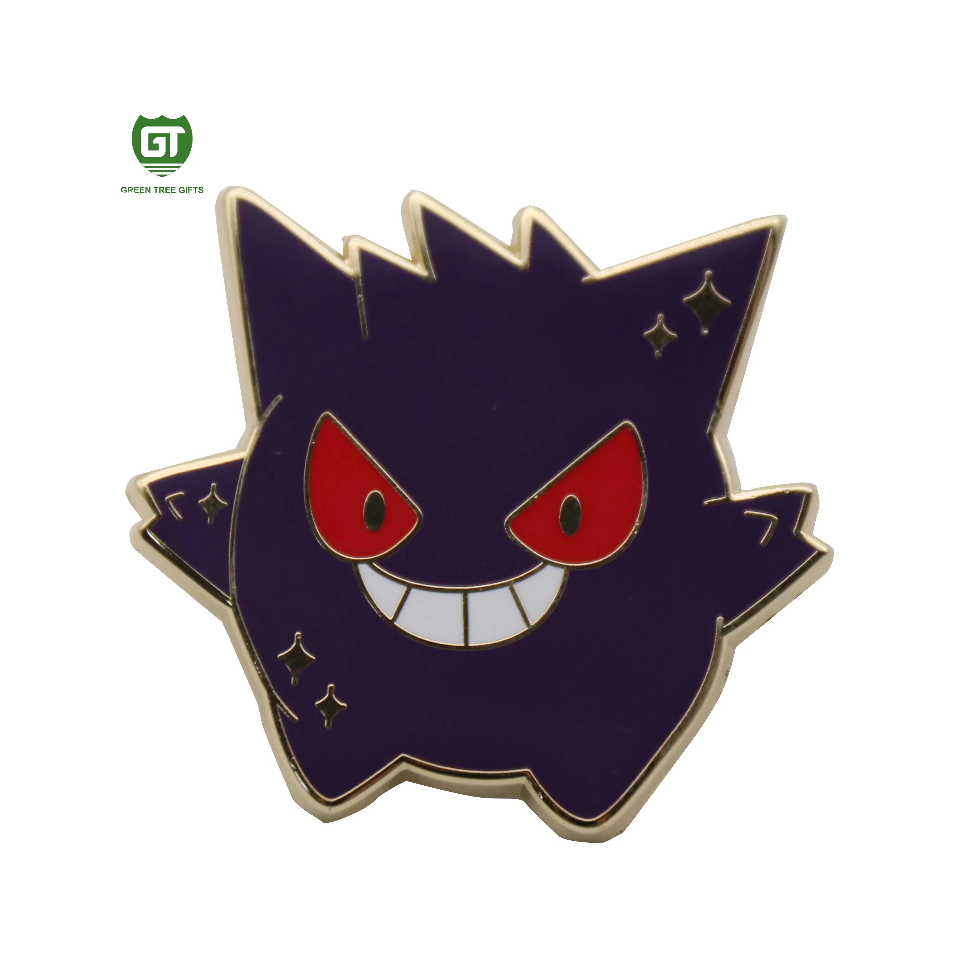 
Permanent Carton Animal lapel pins hard enamel custom 