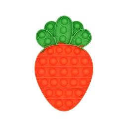 Amazon Top Seller   Silicone toy Relief stress Anxiety Autism Games fruit   push bubble pop