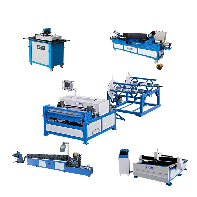 air duct forming machine auto duct line air pipe automatic hvac duct fabrication machine