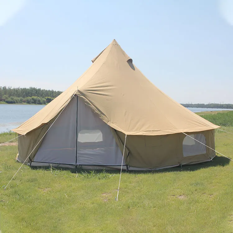 Portable party glamping desert sahara bell tent disaster relief yurt tent luxury tents price