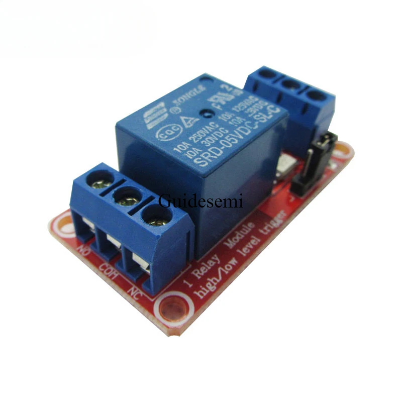 One 1 Channel 5V Relay Module Board Shield with Optocoupler Support High and Low Level Trigger for Arduino