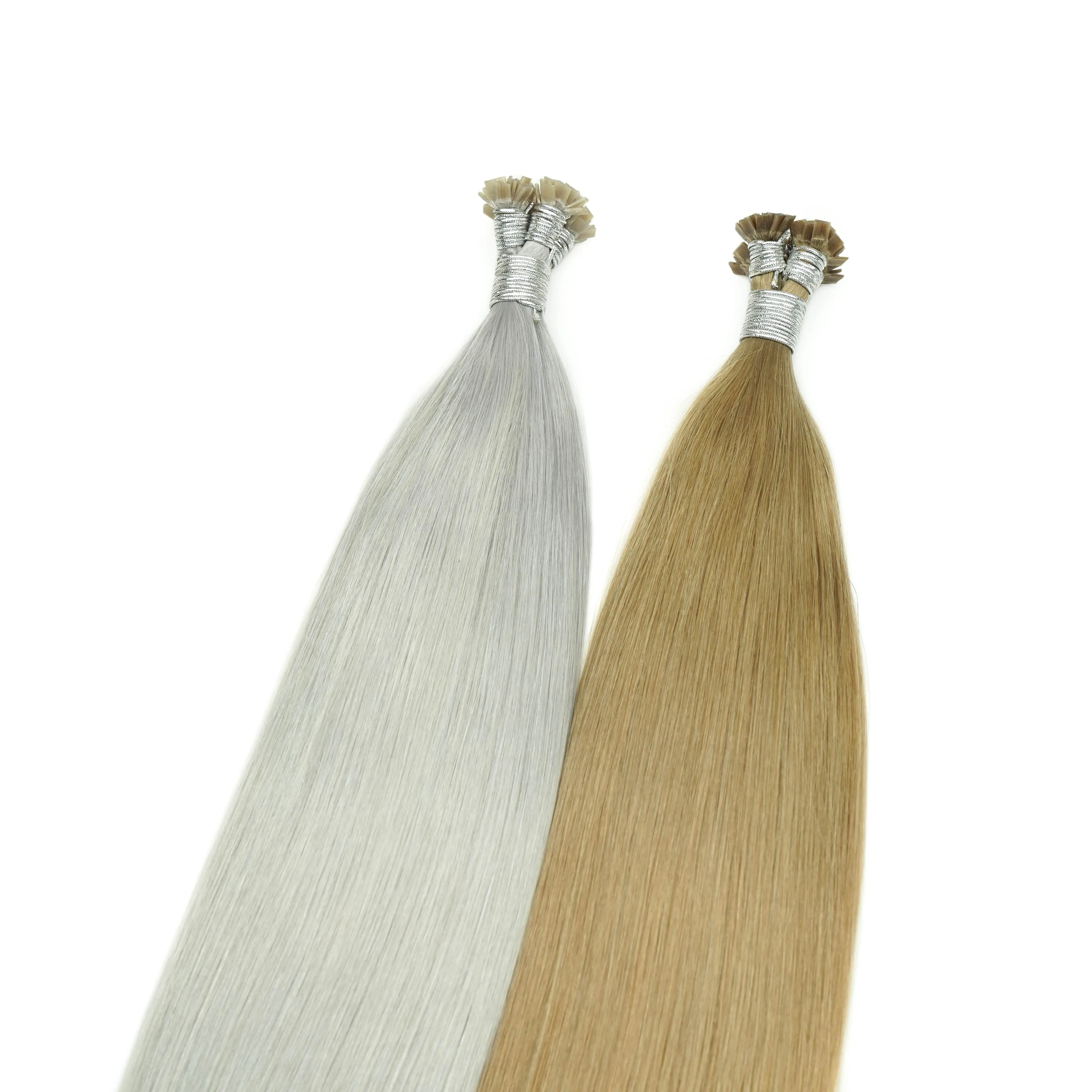 Double drawn full Cuticle Russian hair Genius wefts extension 12a grade Slavic hair stock hand tied weft 2.0