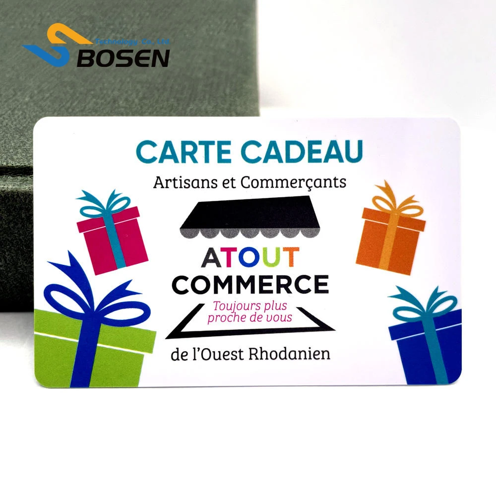 Customize Membership Shopping PVC Cards Plastic Printing PVC Business Gift Cards With Barcodes Or Qr Codes