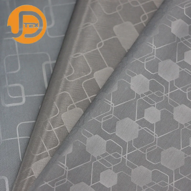 High Quality Custom 170T 180T 190T 200T 210T  Printing Coated crushed quilted poly taffeta fabric