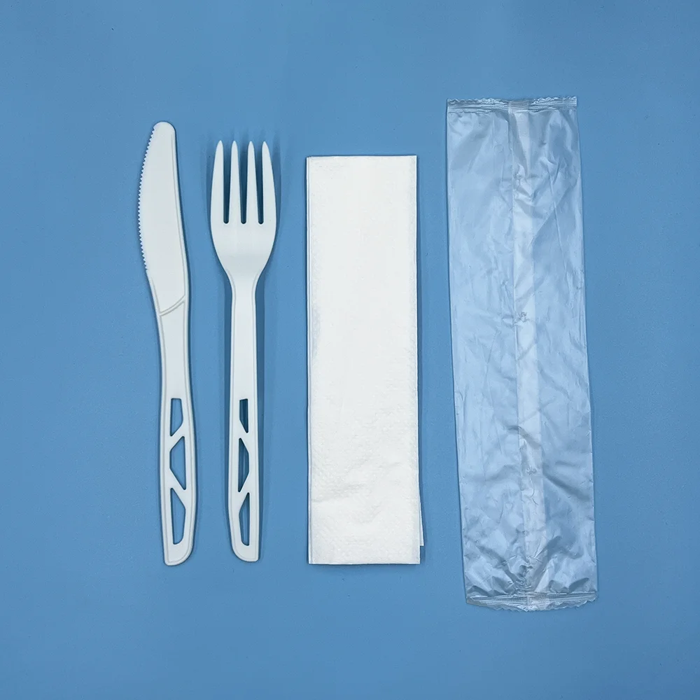 Pizza Microtome Individual Disposal Birthday Handle Dust- Wrapped Units Heavy Spots Surgical Disposable Paper Knife And Spoon