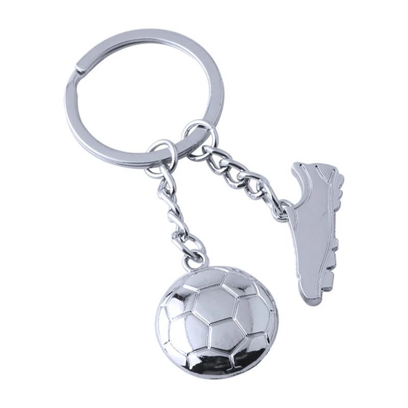Wholesale Football Basketball Zinc Alloy Keychain Personalized Creative Metal Keychain Car Keychain