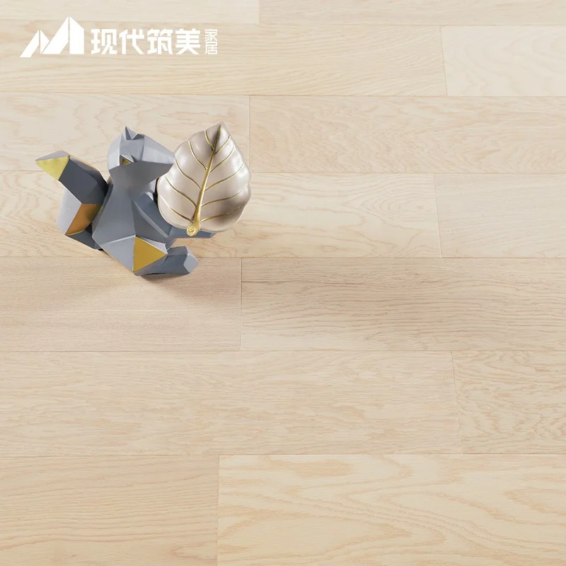 easy clean lock white oak hardwood tiles water resistant 12mm engineered parquet wood flooring