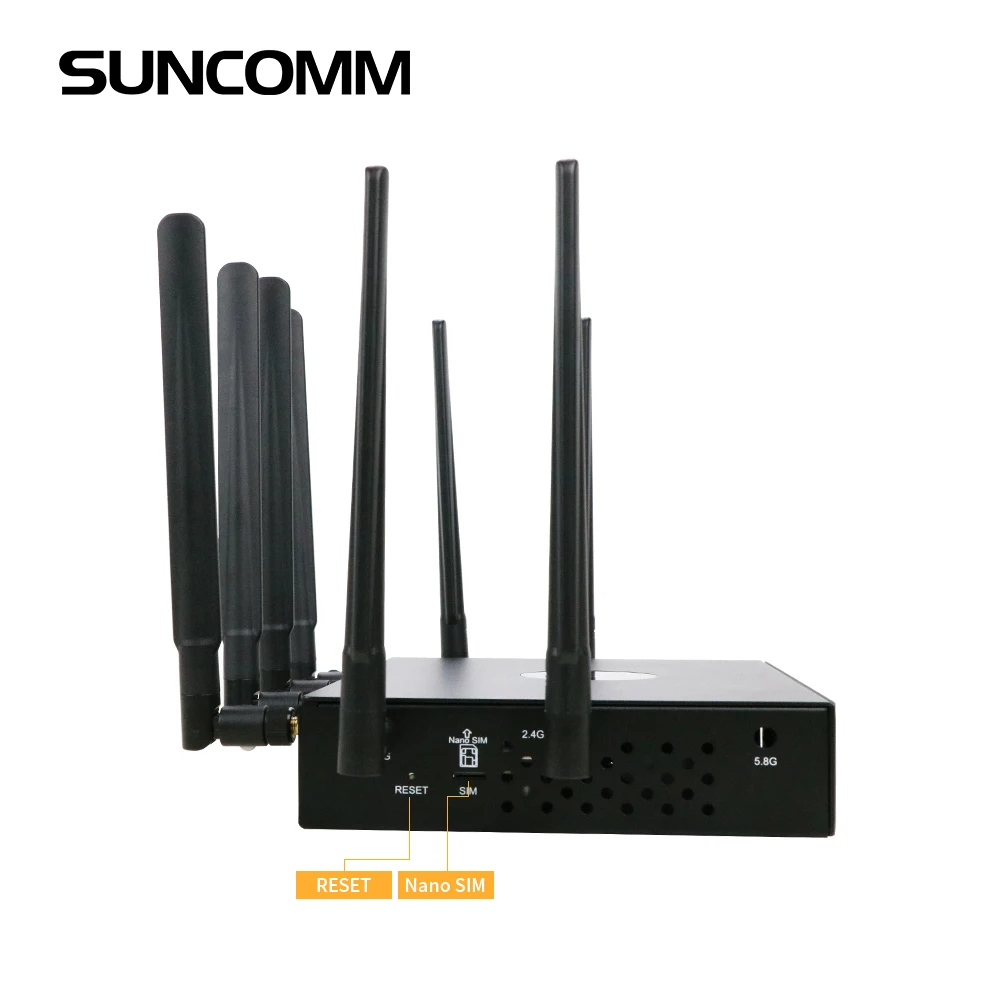 SUNCOMM O2 5G модем CPE WIFI 6 двухдиапазонный 1800 Мбит/с 100 пользователей беспроводные роутеры со слотом для sim-карты 4G LTE сеть