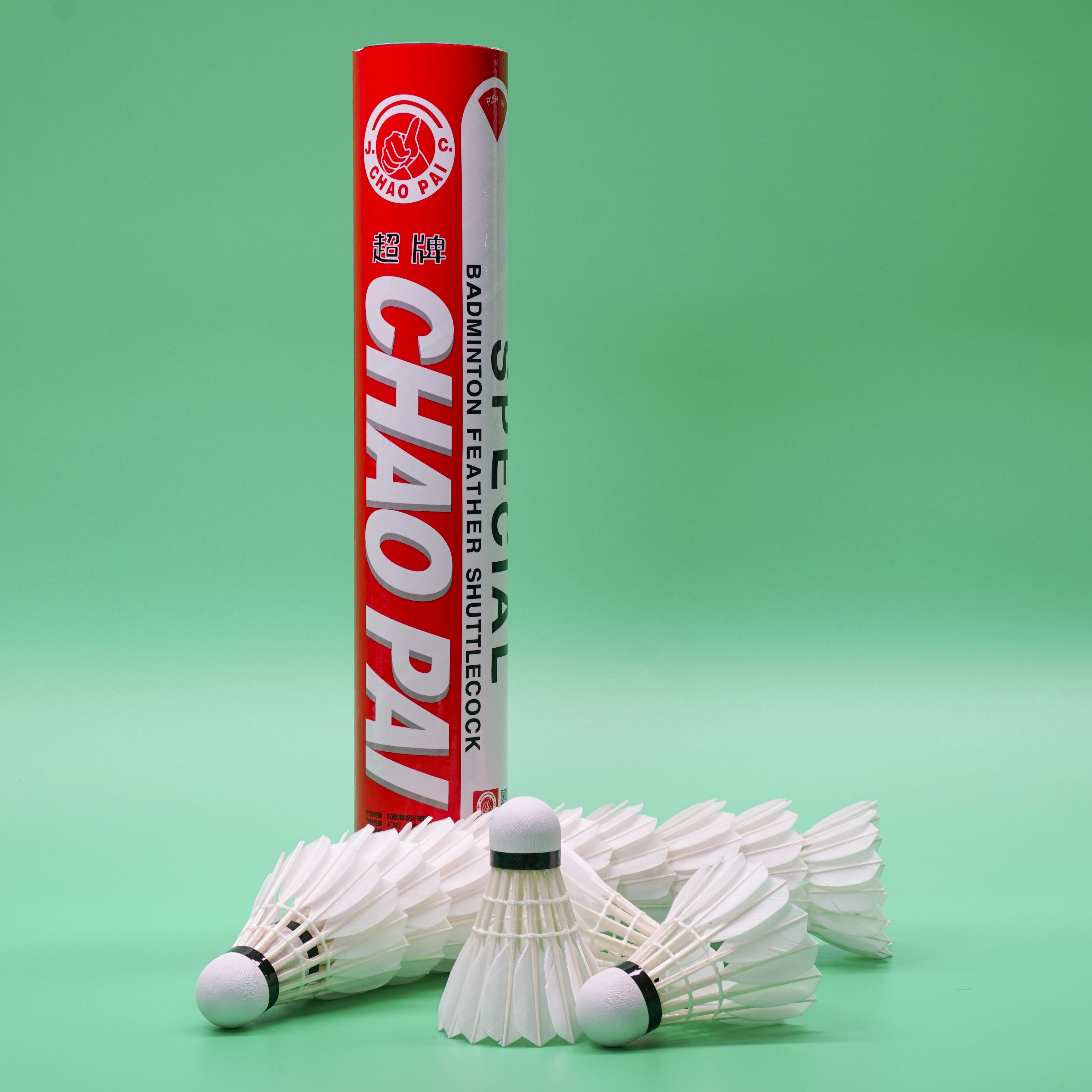 Красное натуральное гусиное перо для бадминтона для тренировок в помещении и на открытом воздухе не подходит для гнетения бадминтона