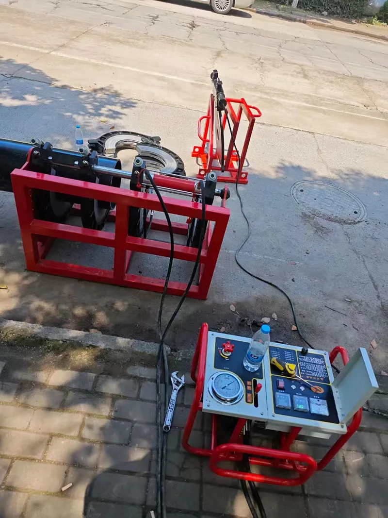 90mm 250mm HDPE pipe Butt Fusion Welder price hot melt joint plastic pe welding machine for welding polyethylene pipes