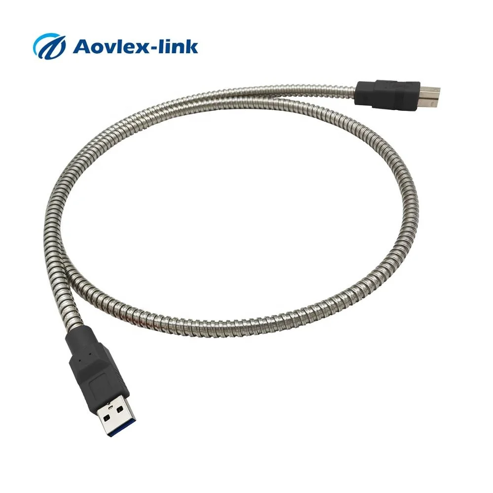  Кабель для принтера USB 3 0 A папа-B папа бронированный кабель usb-кабель с металлическим