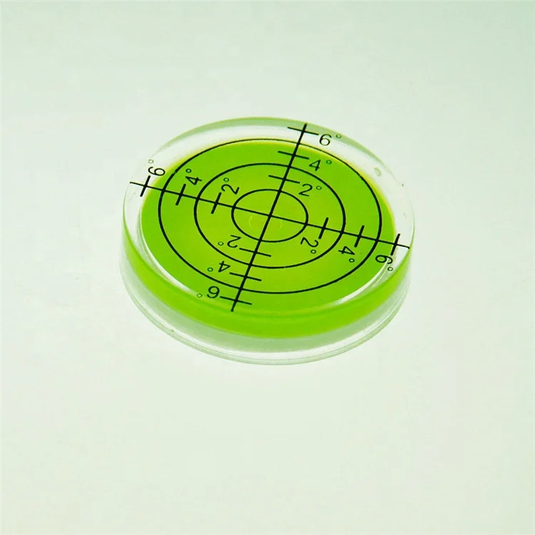 Wholesale acrylic round Vientiane Level Vial spirit bubble band scale