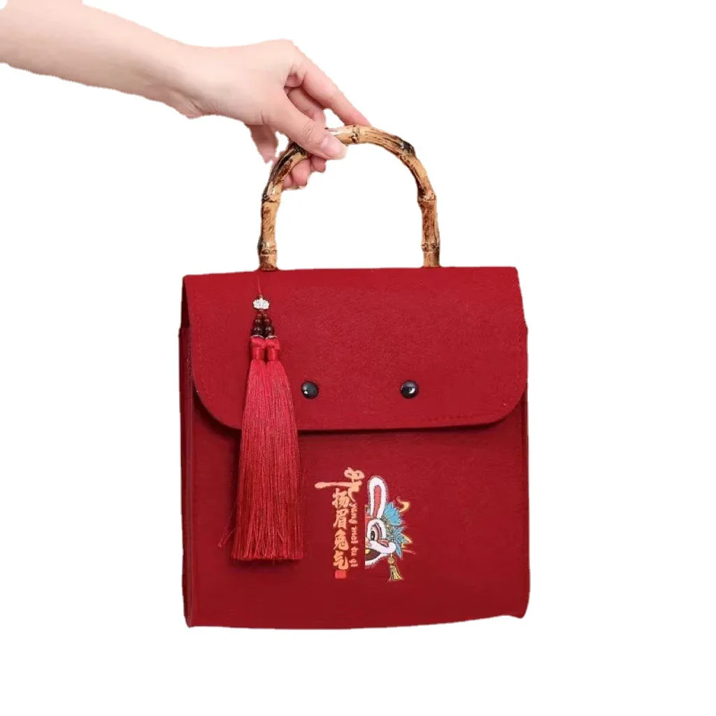 Custom your logo corporate gifts simple shopping tote bag eco-friendly felt novelties shopping bag