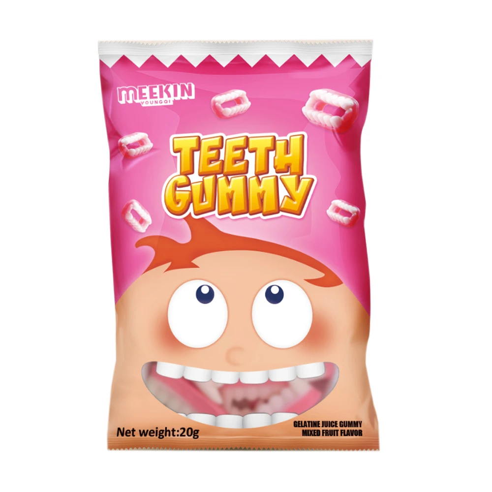 wholesale candy manufacture new lovely tooth soft candy wholesale  manufacture   gummy candy
