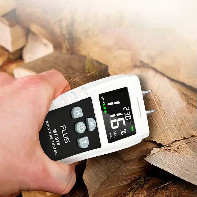 Pin Type Digital Detector Moisture Meter For Wood