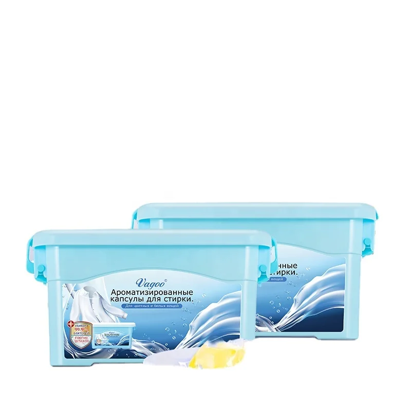 Customized Logo Label 3 in1 Private Brand Laundry Detergent Gel Ball Cleaner Laundry Capsules Gel Pods Liquid Soap