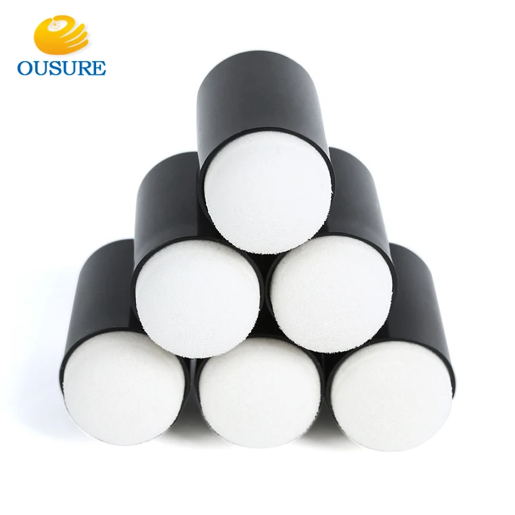 Фабричная дешевая детская Подарочная губка для пальцев/черная губка для самостоятельного рисования в наличии/оптовая продажа губки