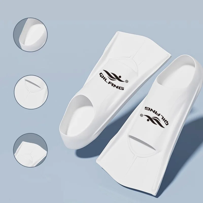 Swimming fins for women freestyle special children professional training short fins float diving equipment